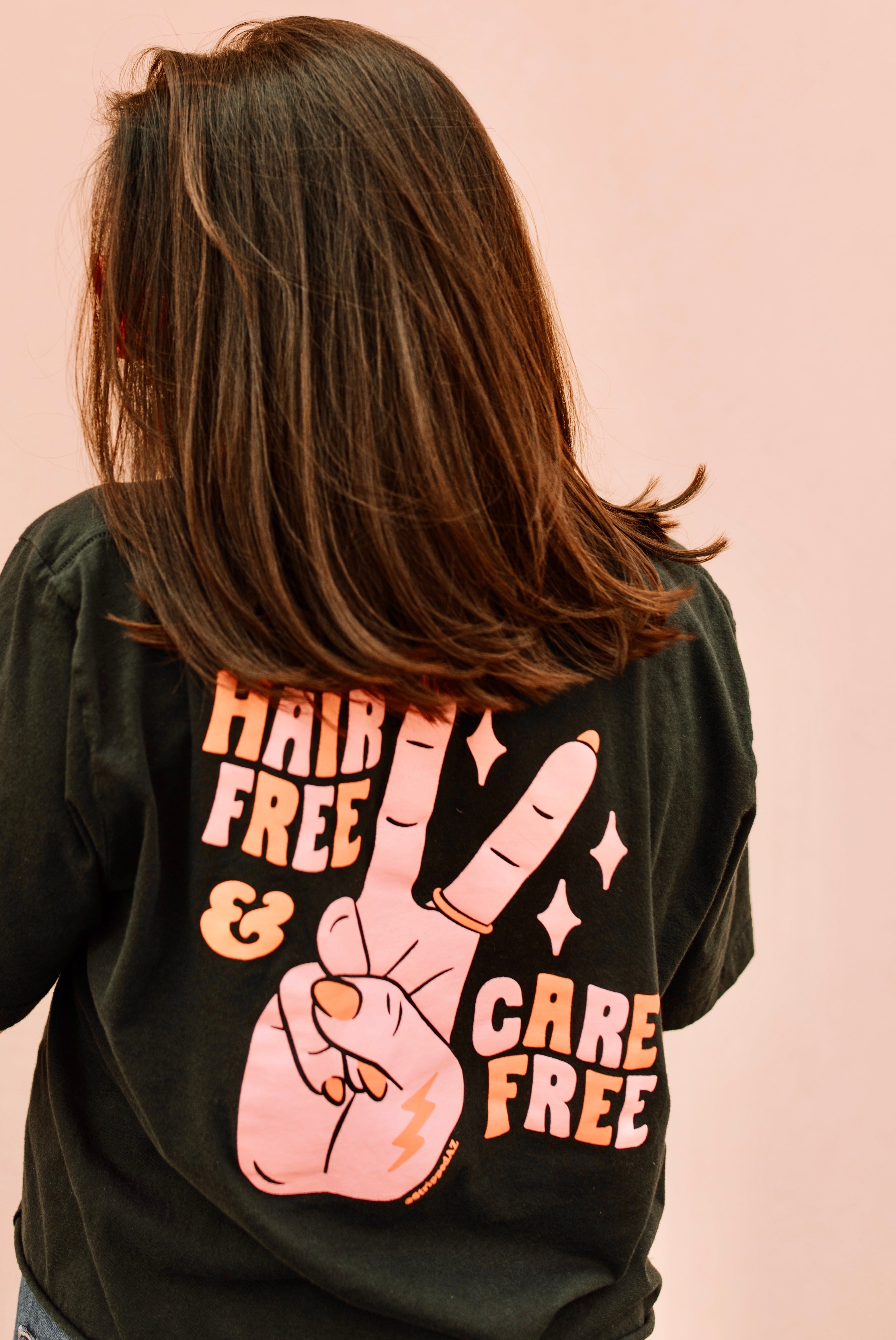 "Hair Free & Carefree" Tee